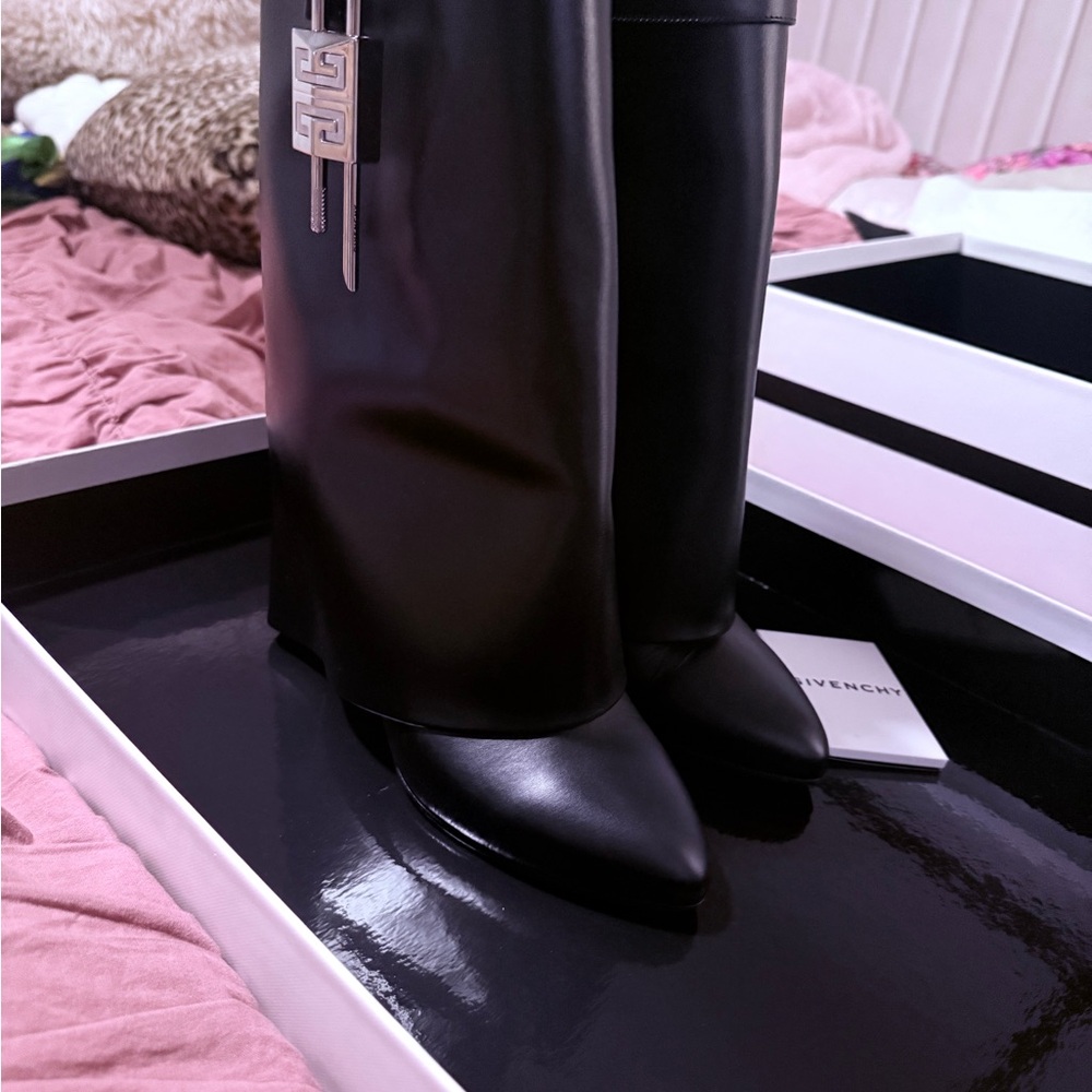 Givenchy Black Over the Knee Boots